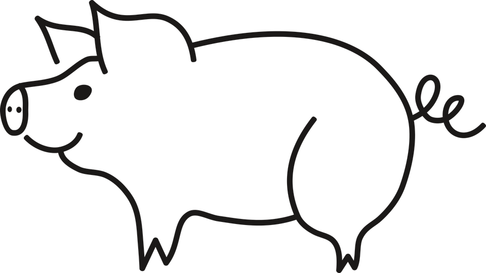 Detail Schwein Zeichnung Nomer 19