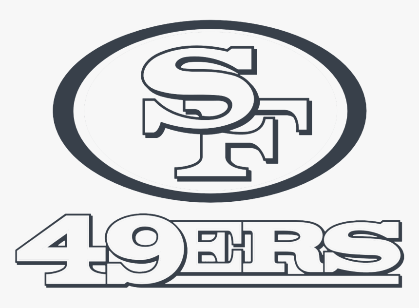 Detail Black And White 49ers Logo Nomer 4