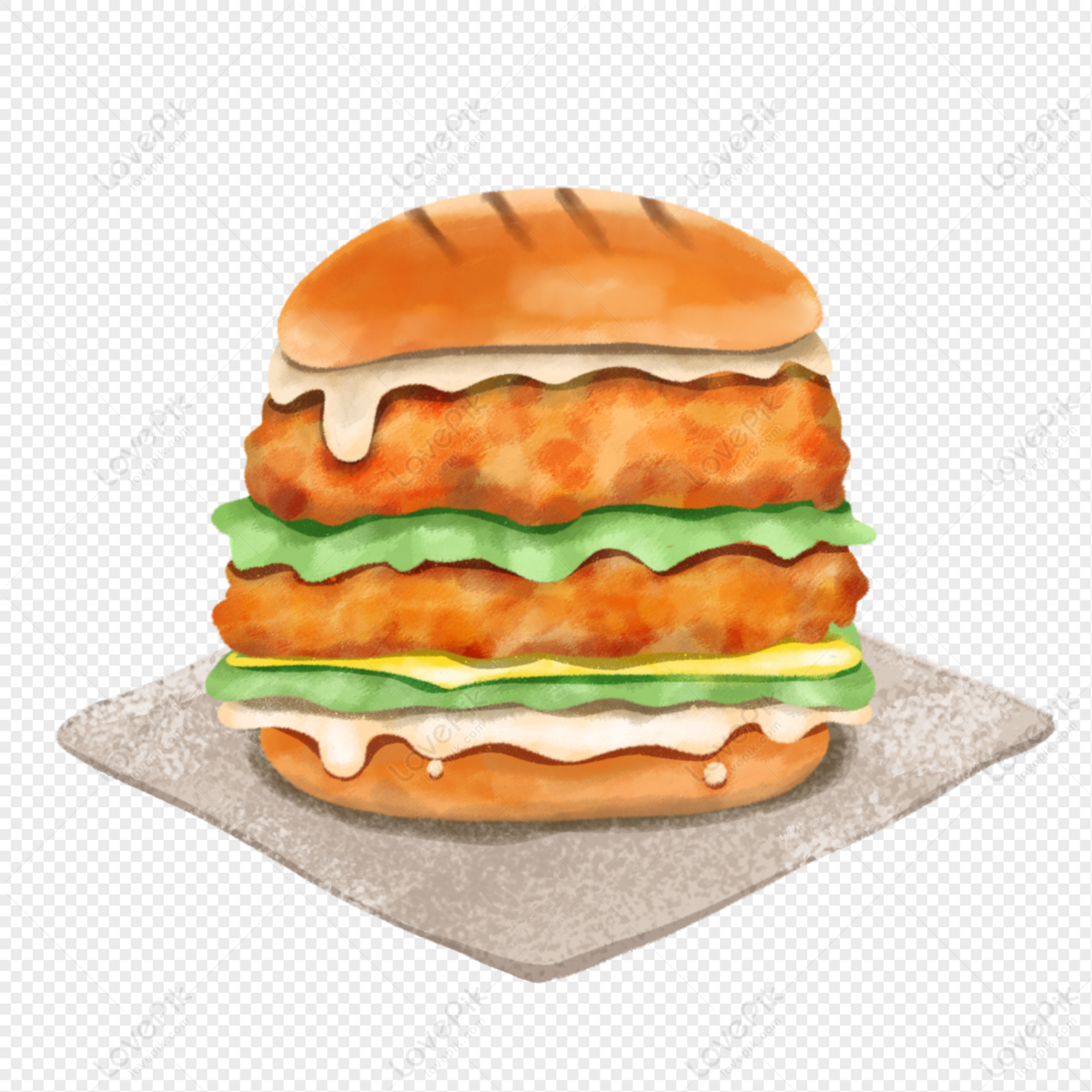 Detail Layering A Burger Nomer 24