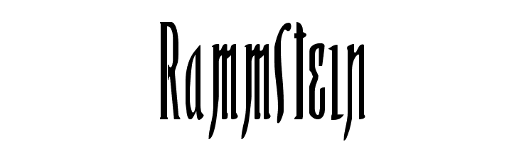 Detail Rammstein Schriftzug Nomer 21