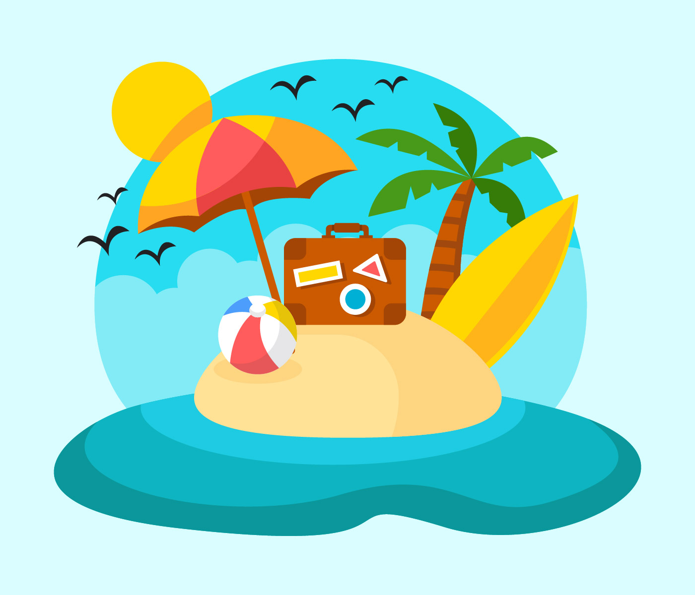 Detail Vacances Clipart Nomer 9