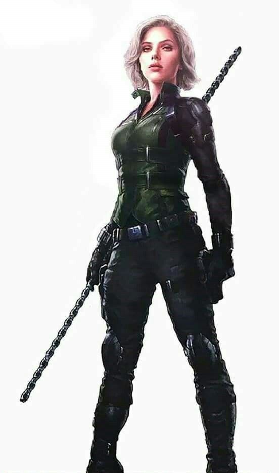 Detail Black Widow Suit Infinity War Nomer 24