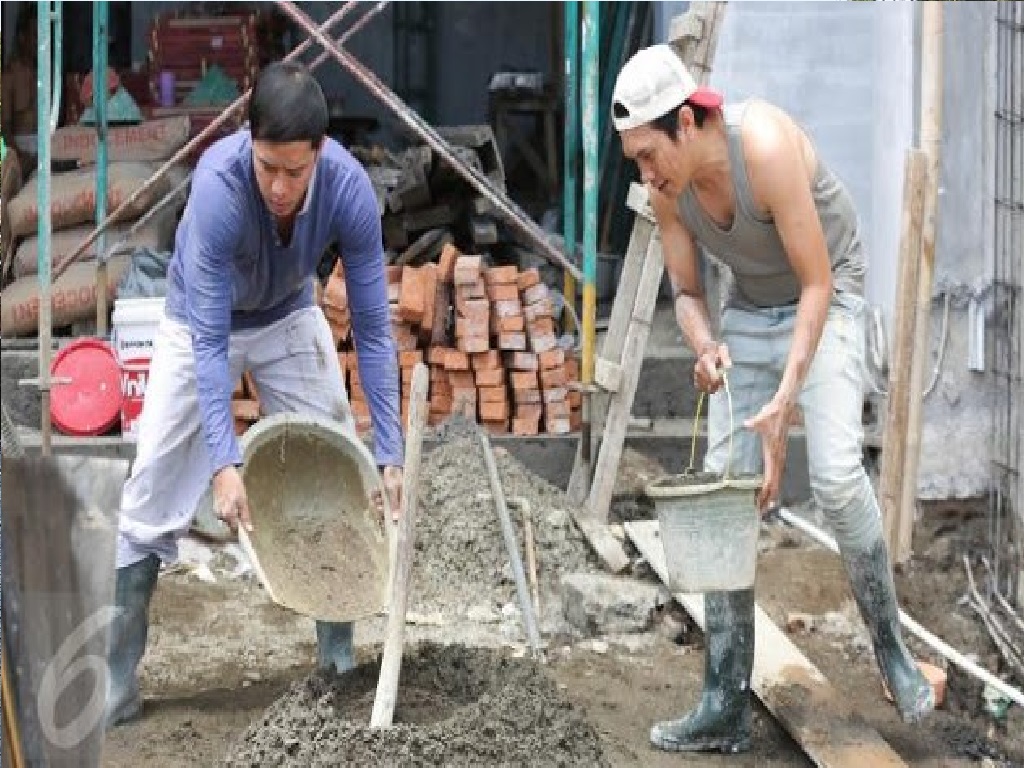 Detail Foto Orang Kerja Bangunan Nomer 14