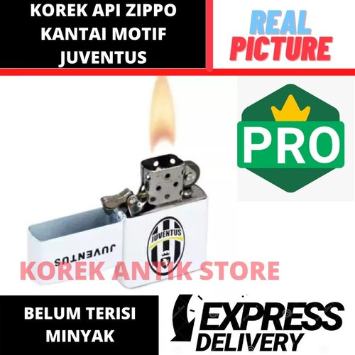 Detail Juventus Zippo Lighter Nomer 6