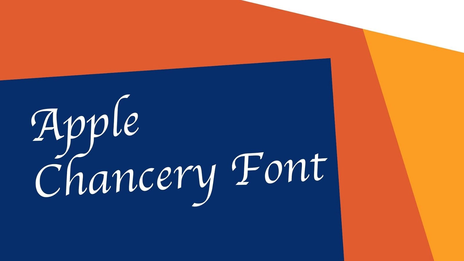 Apple Chancery Font Download - KibrisPDR