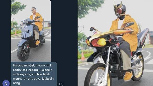 Detail Foto Orang Naik Motor Nomer 37