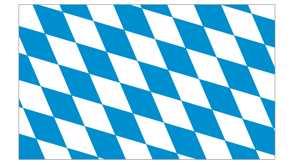 Landesflagge Bayern - KibrisPDR