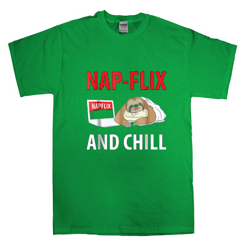 Detail Napflix And Chill T Shirt Nomer 5