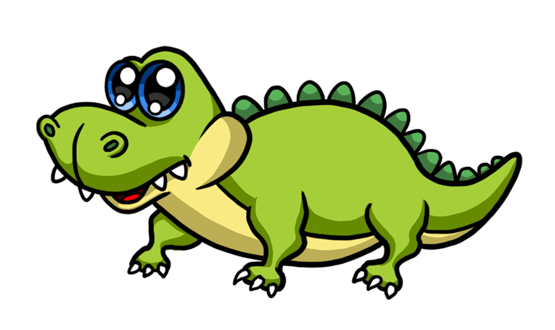Detail Crocodile Drawing Nomer 11