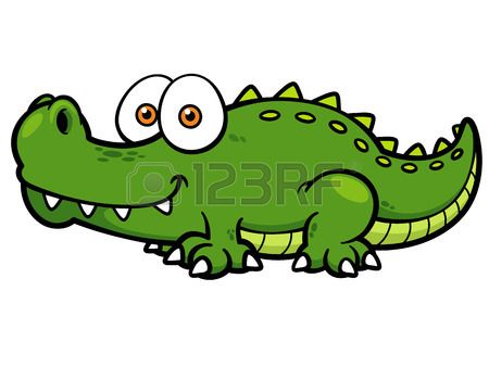 Detail Crocodile Drawing Nomer 2
