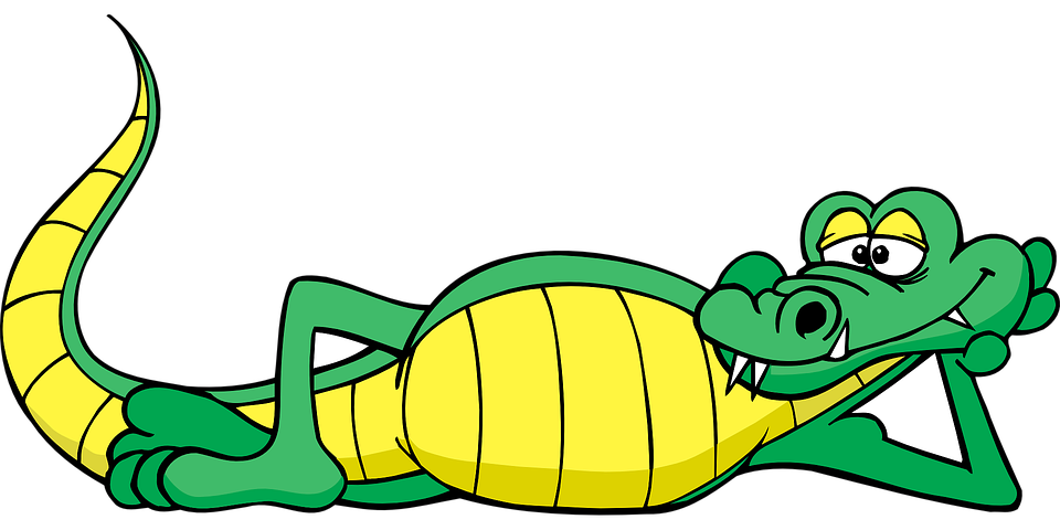 Detail Crocodile Drawing Nomer 18