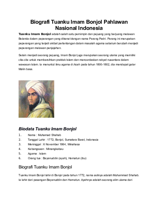 Detail Foto Pahlawan Indonesia Dan Biodata Nomer 24