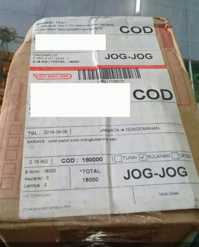 Foto Paket Barang - KibrisPDR