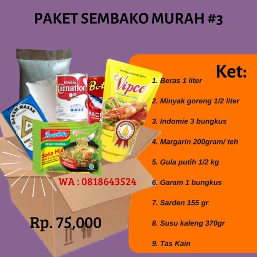 Detail Foto Paket Sembako Nomer 24