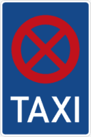 Taxi Verkehrszeichen - KibrisPDR