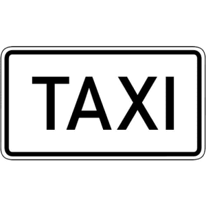 Detail Taxi Verkehrszeichen Nomer 6