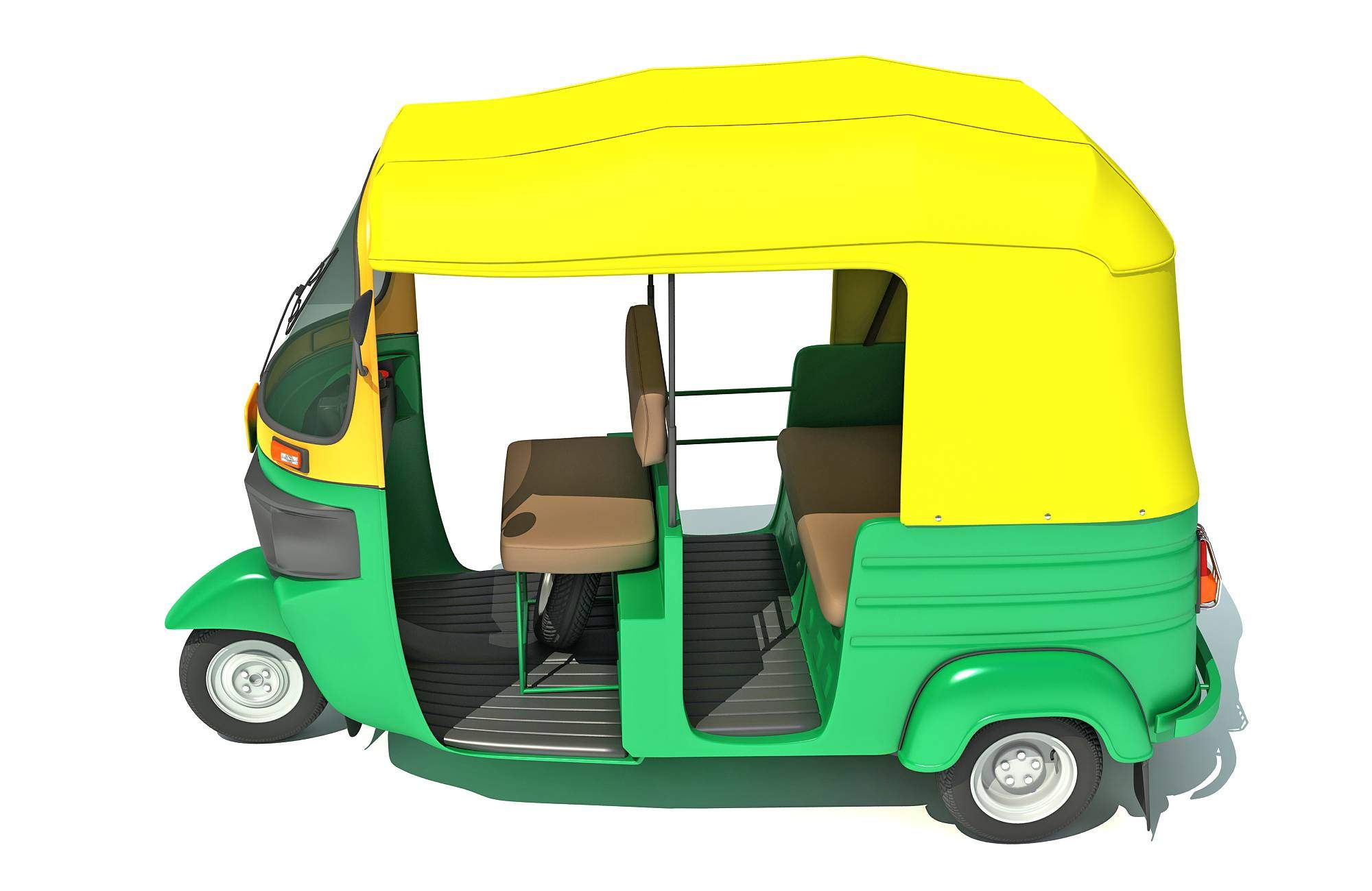 Detail Auto Rickshaw Blueprint Nomer 23