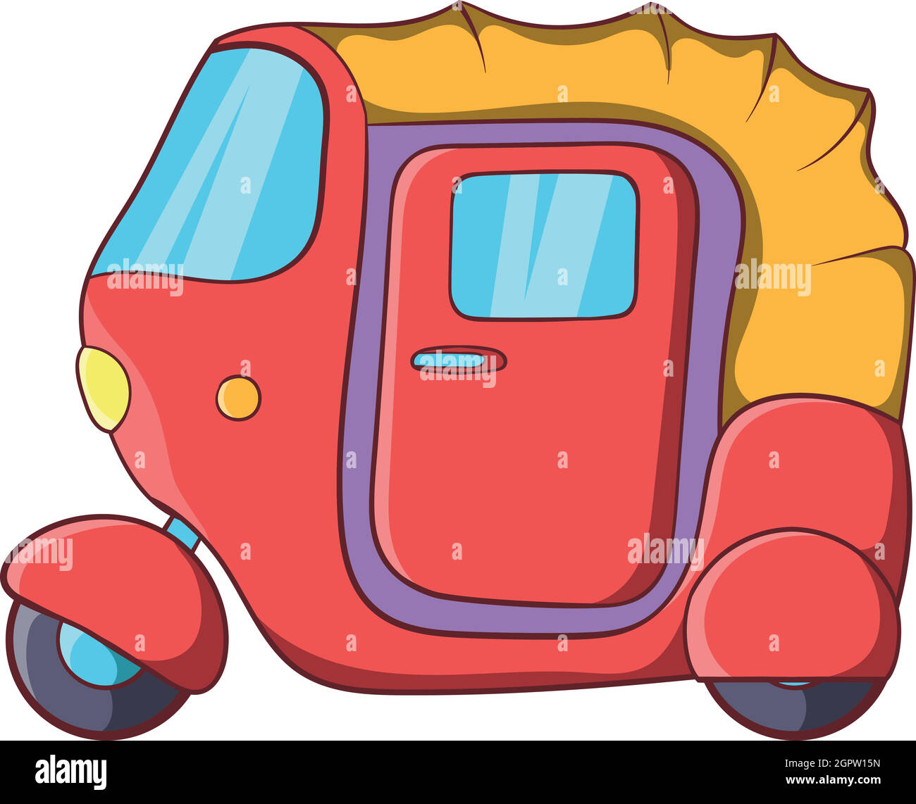 Detail Auto Rickshaw Blueprint Nomer 4