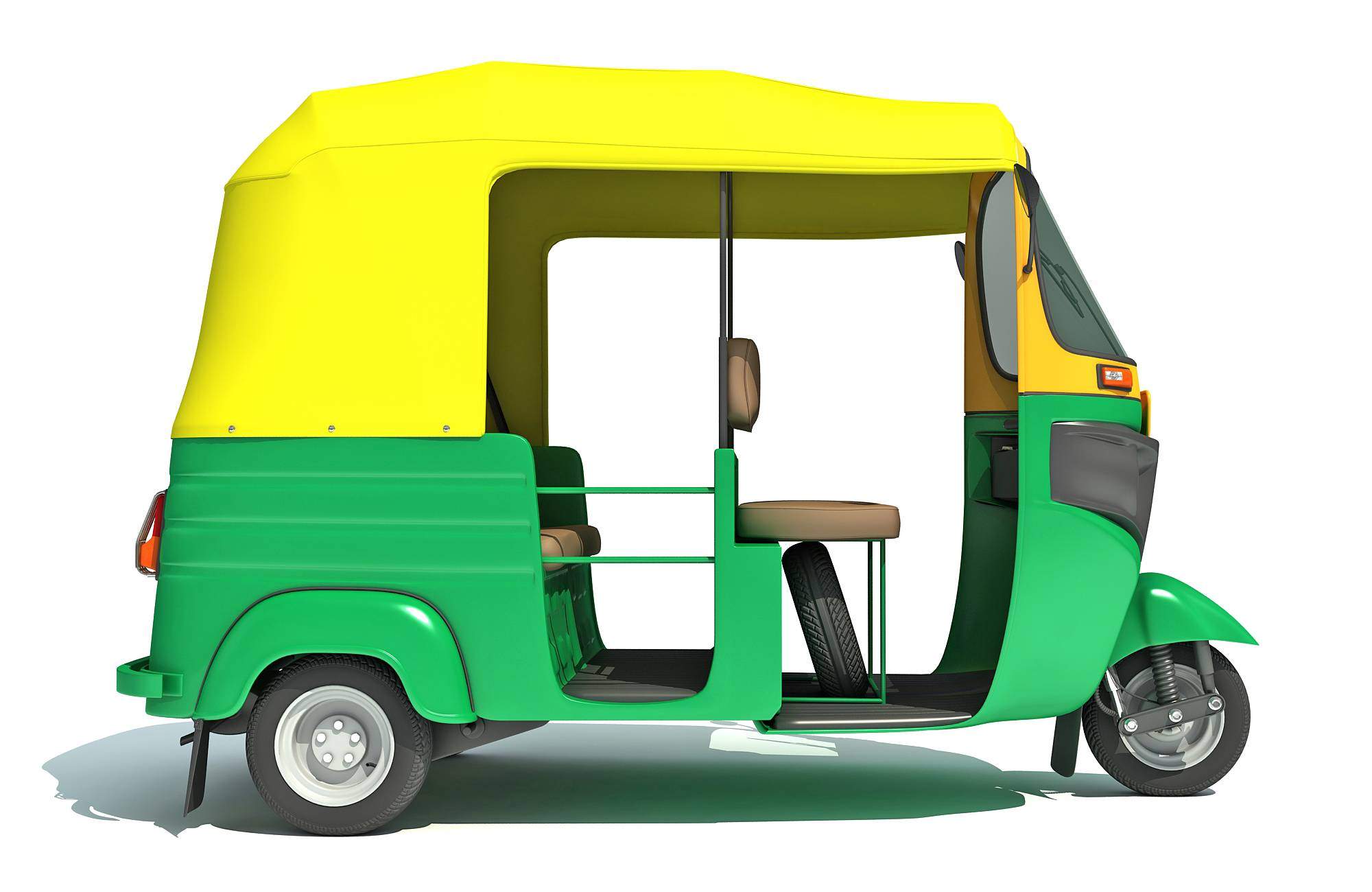 Detail Auto Rickshaw Blueprint Nomer 7