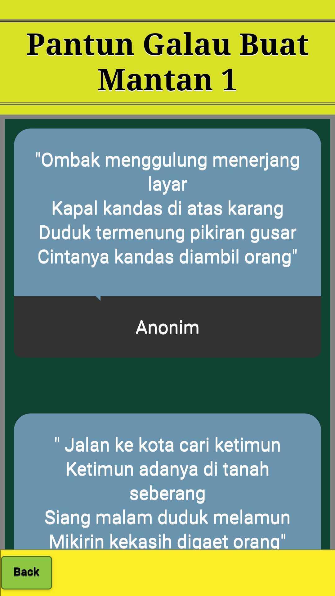 Detail Foto Pantun Galau Nomer 19