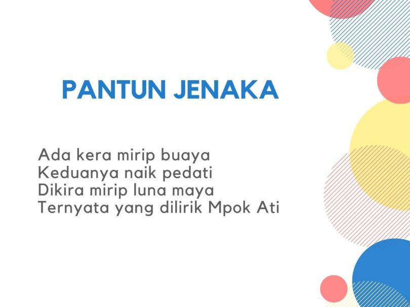 Foto Pantun Jenaka - KibrisPDR