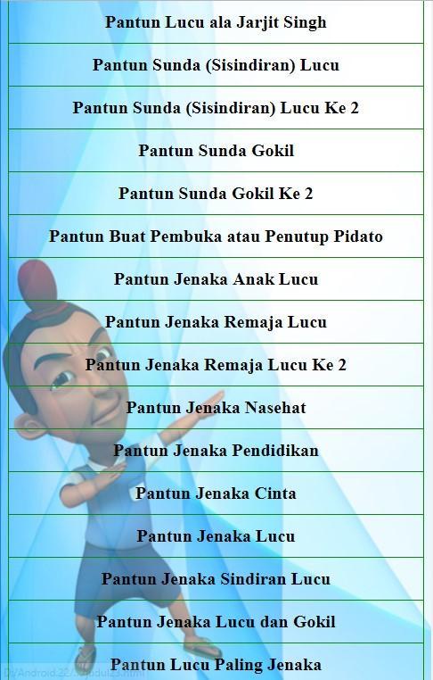 Detail Foto Pantun Jenaka Nomer 23