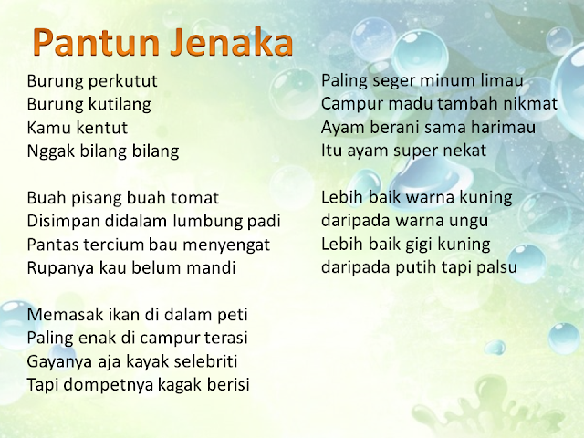 Detail Foto Pantun Jenaka Nomer 37