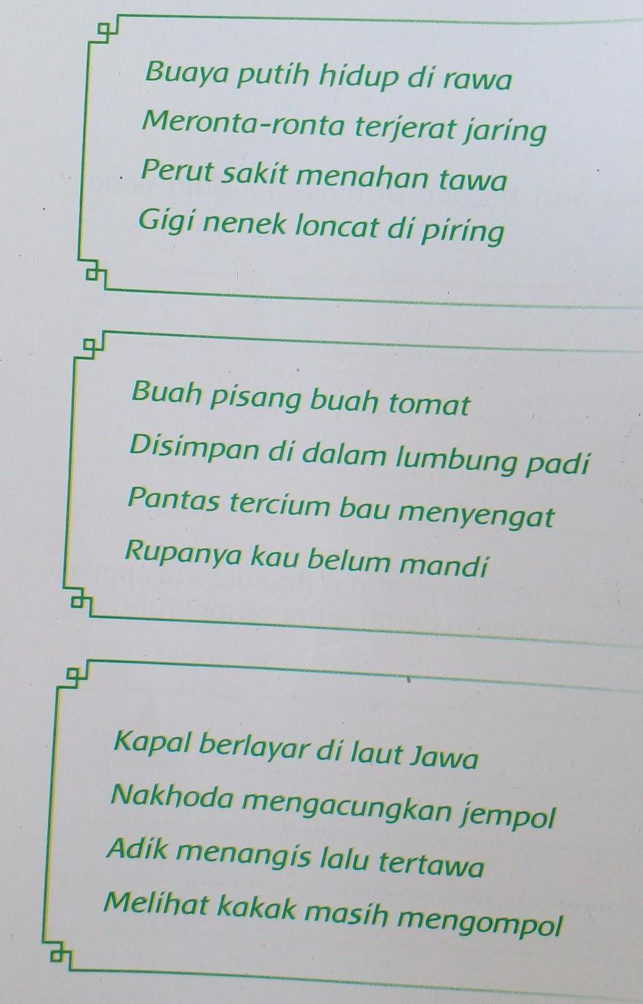 Detail Foto Pantun Jenaka Nomer 44