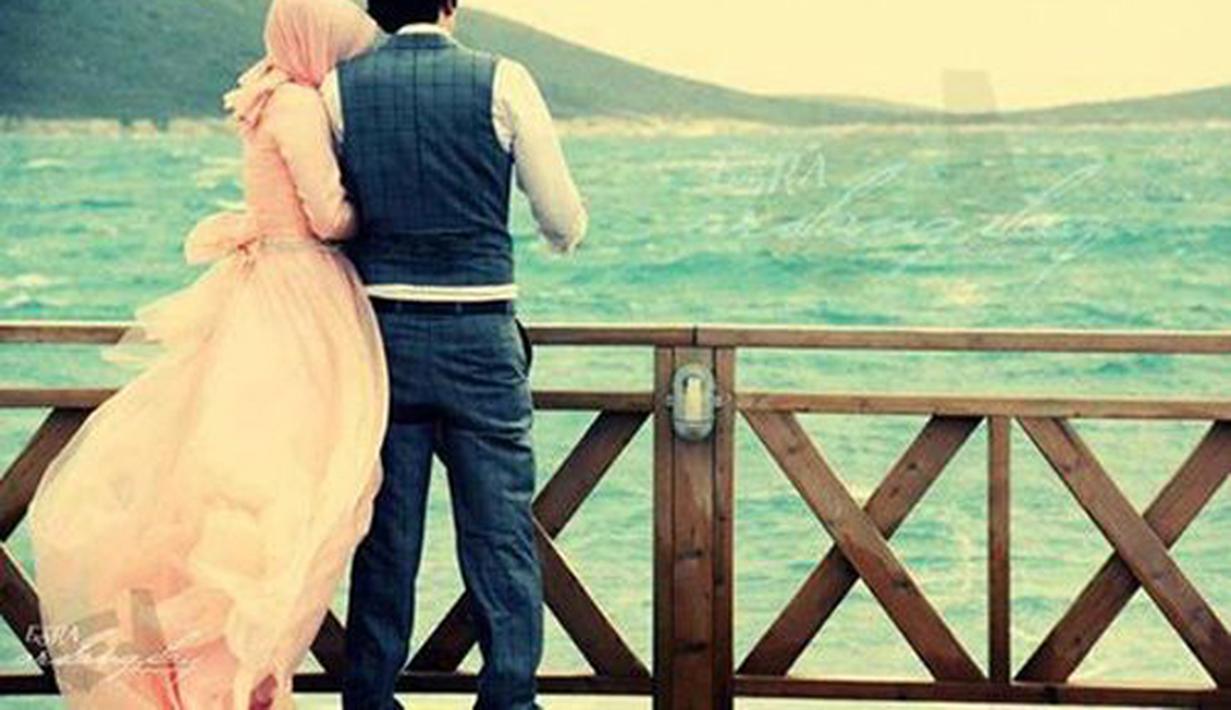 Detail Foto Pasangan Romantis Muslim Nomer 14