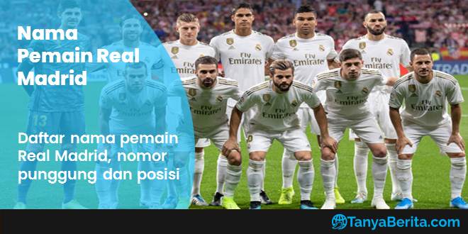 Detail Foto Pemain Real Madrid Terbaru Nomer 19