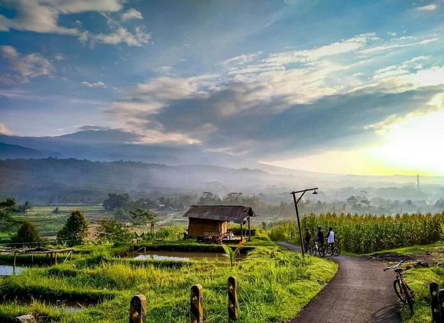 Detail Foto Pemandangan Alam Desa Nomer 23