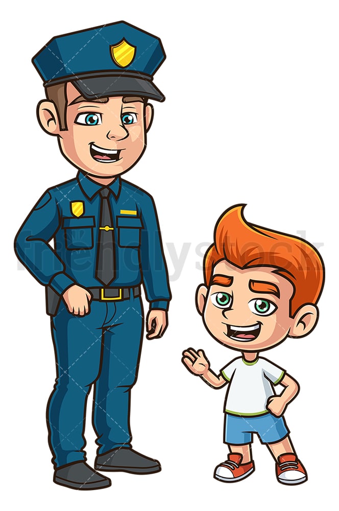 Detail Polizist Zeichnung Nomer 23