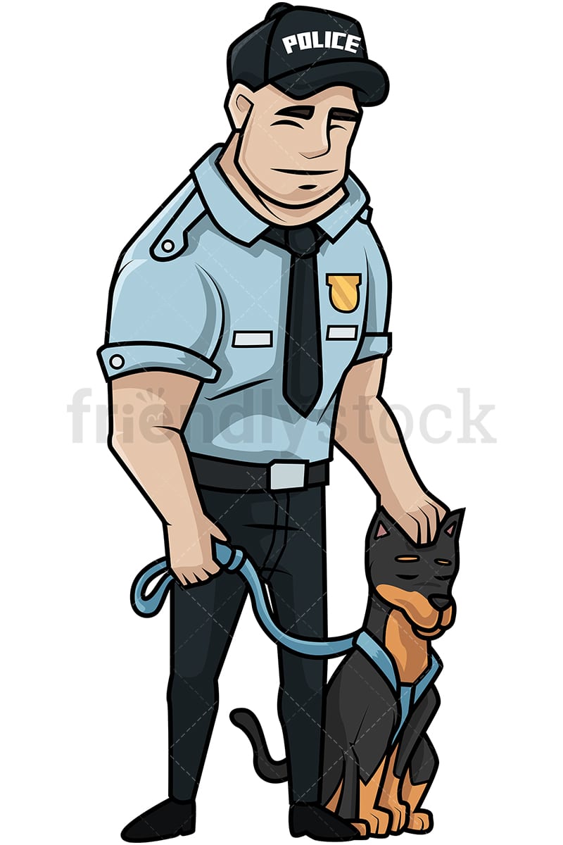 Detail Polizist Zeichnung Nomer 7