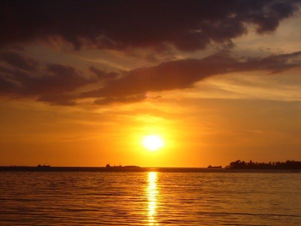 Detail Foto Pemandangan Pantai Di Sore Hari Nomer 4