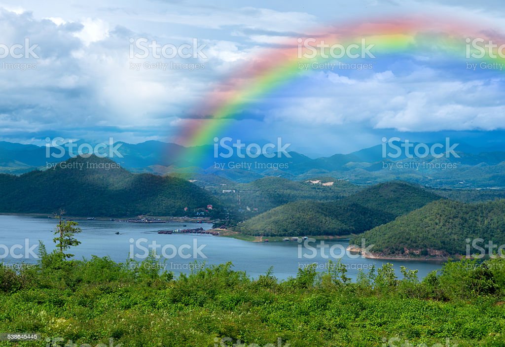 Detail Foto Pemandangan Pelangi Nomer 56