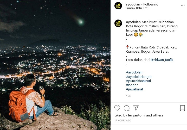 Detail Foto Pemandangan Puncak Bogor Malam Hari Nomer 45