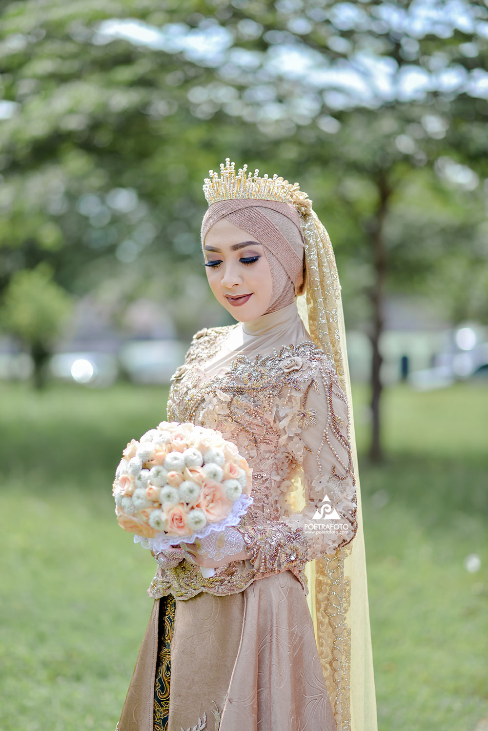 Detail Foto Pengantin Adat Jawa Berhijab Nomer 36