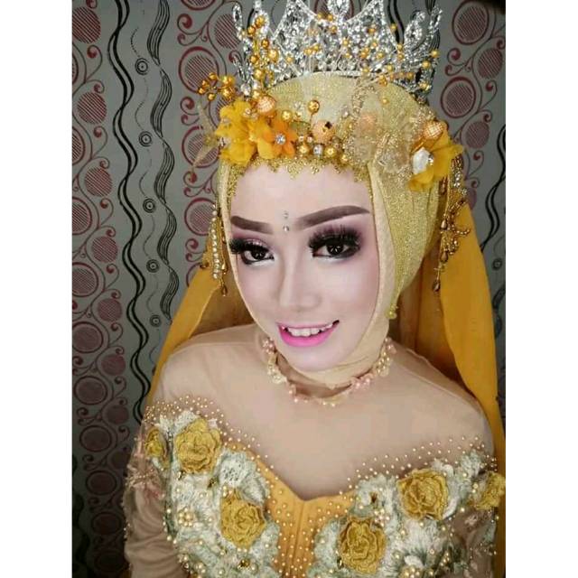 Detail Foto Pengantin Berhijab Modern Nomer 36