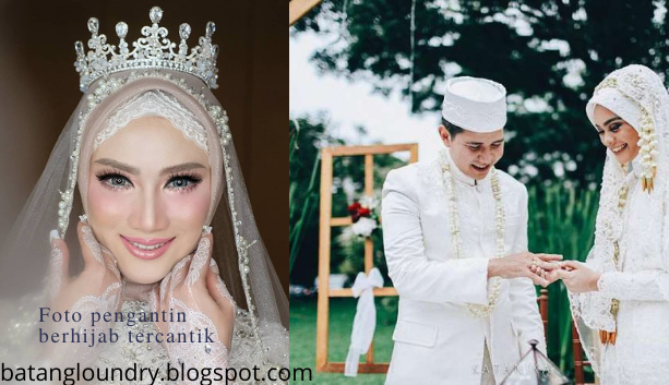 Detail Foto Pengantin Berhijab Tercantik Nomer 34