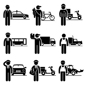 Pictogramme Chauffeur - KibrisPDR