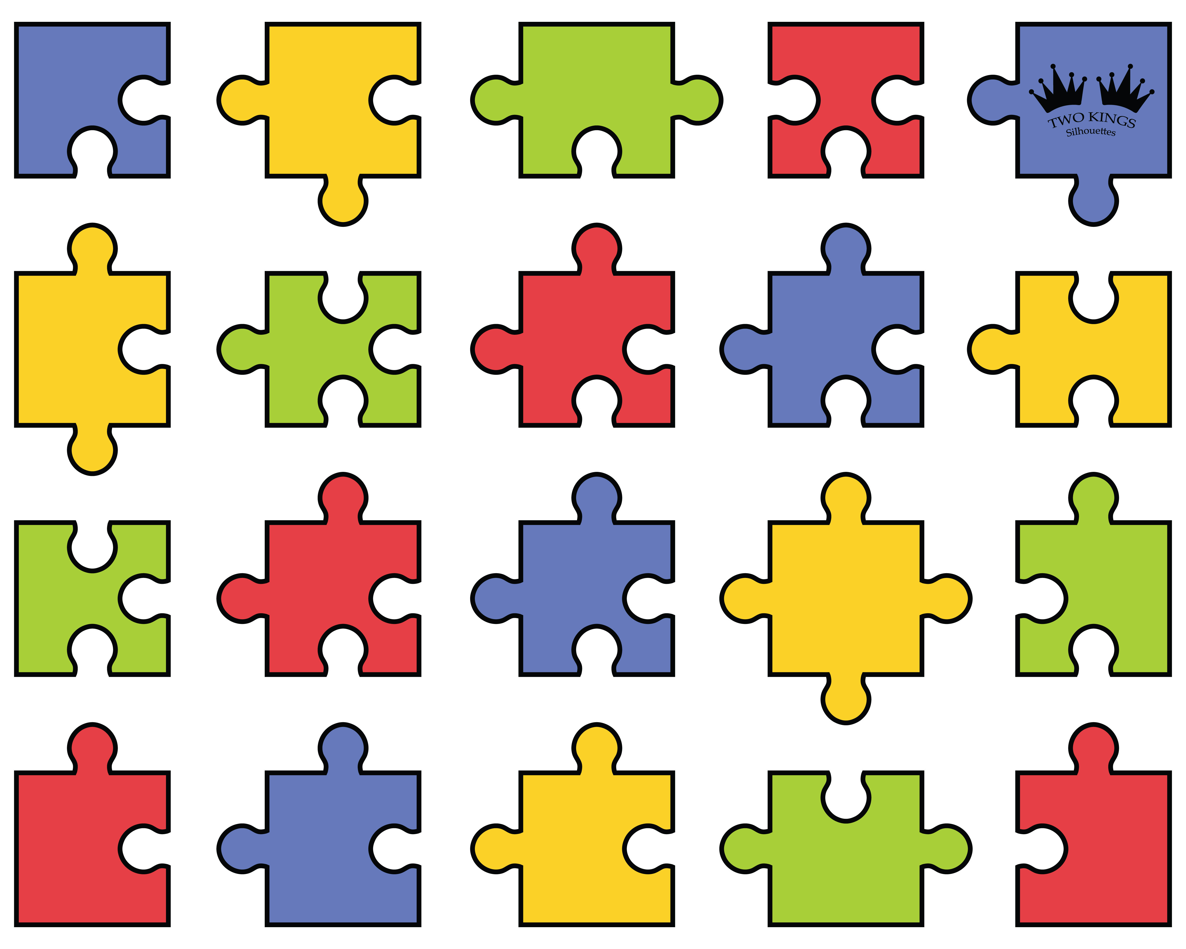 Puzzle Svg - KibrisPDR