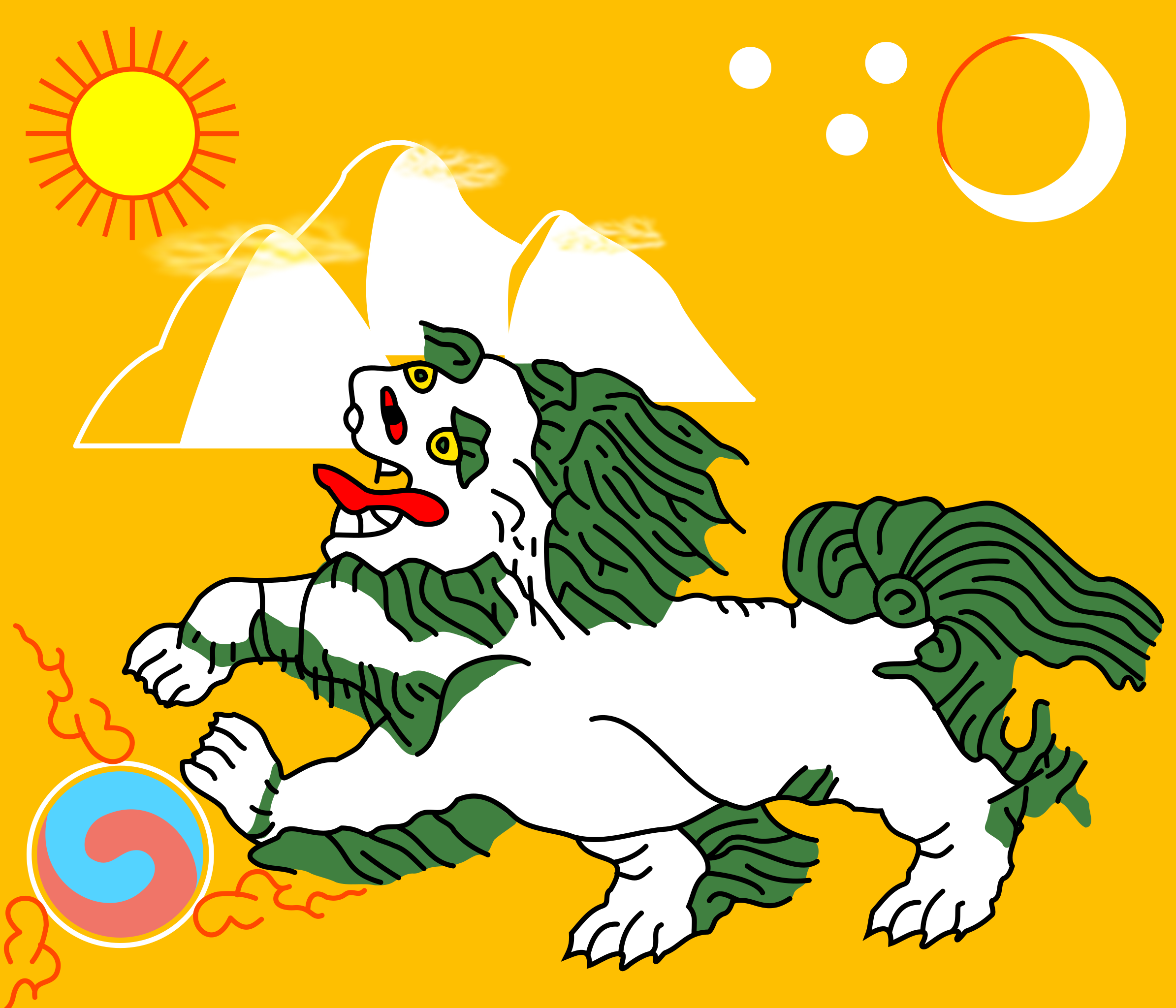 Detail Tibet Flagge Nomer 10