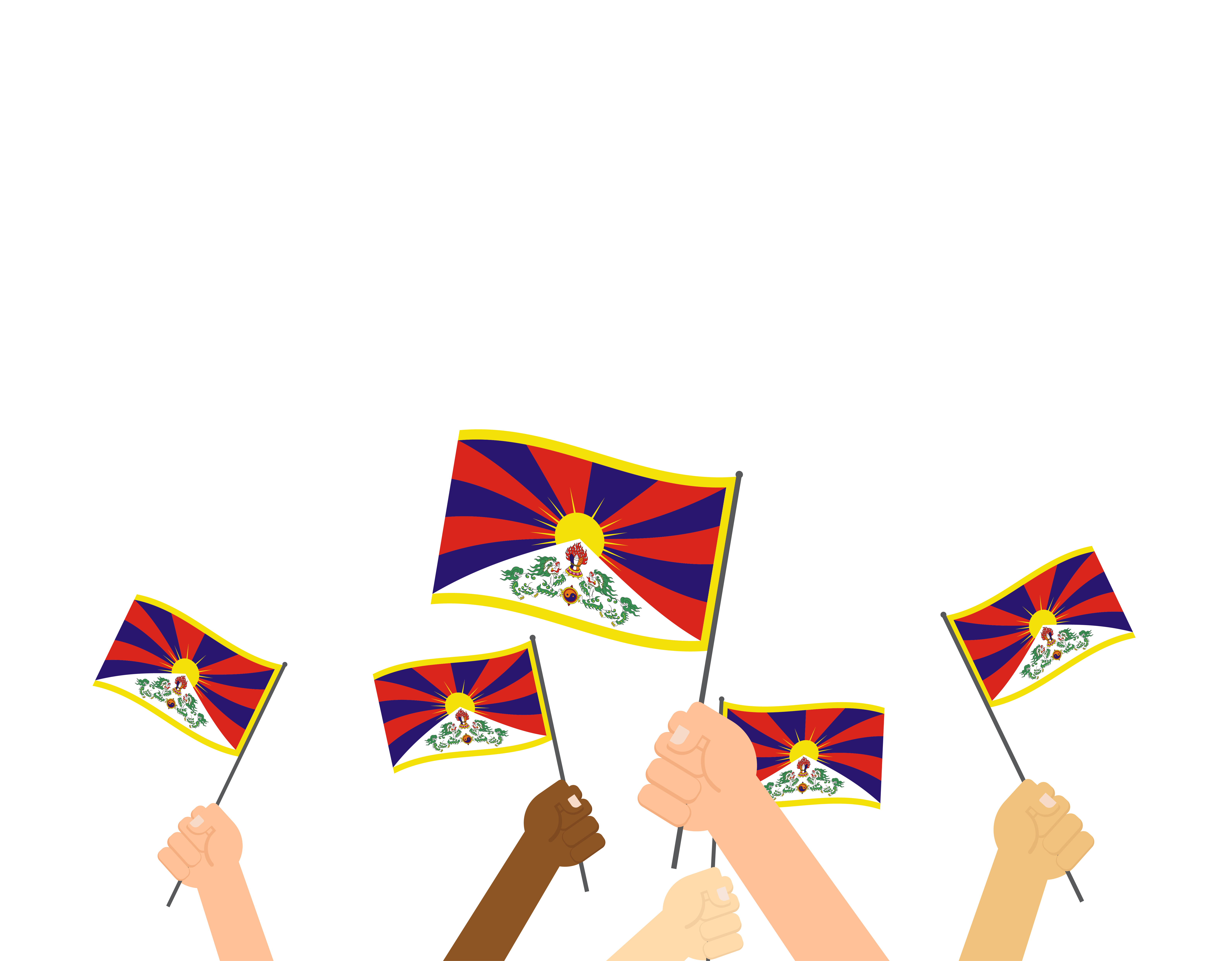 Detail Tibet Flagge Nomer 16