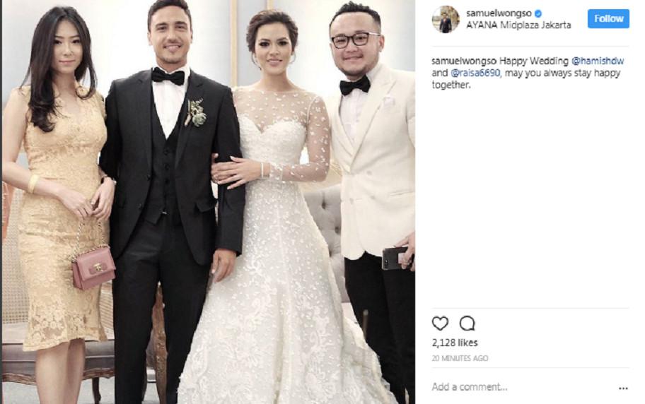 Detail Foto Pernikahan Hamish Raisa Nomer 28