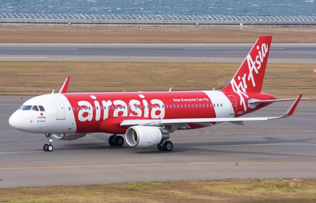 Foto Pesawat Air Asia - KibrisPDR