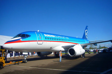 Detail Foto Pesawat Sukhoi Superjet 100 Nomer 34