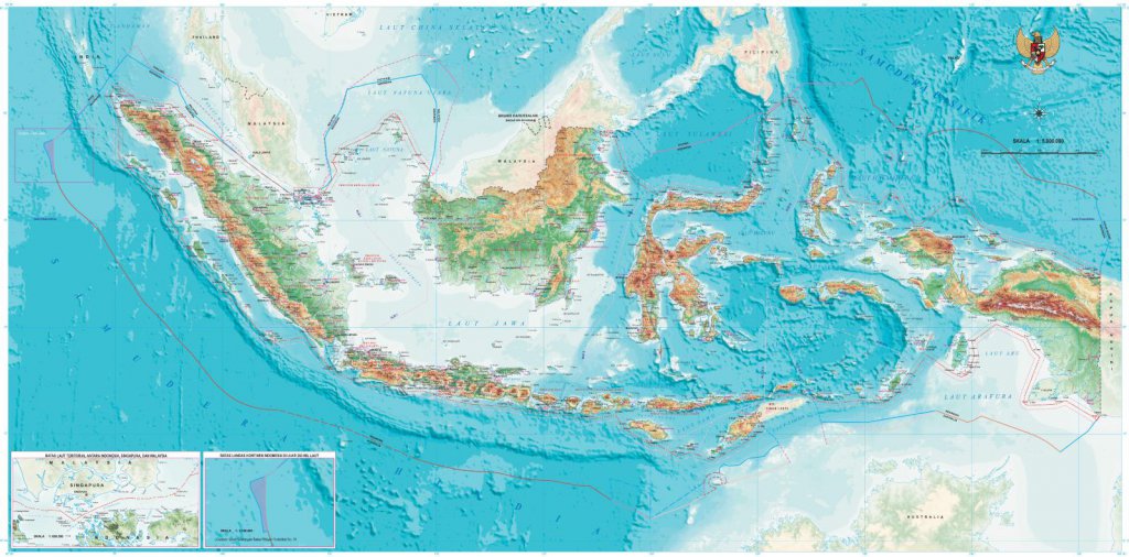 Detail Foto Peta Indonesia Lengkap Nomer 29