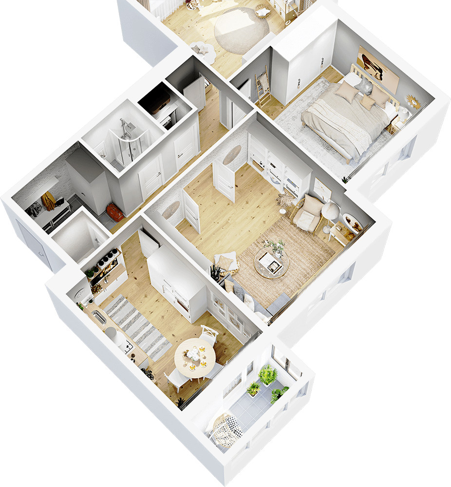 Detail 3d Loft Design Nomer 5