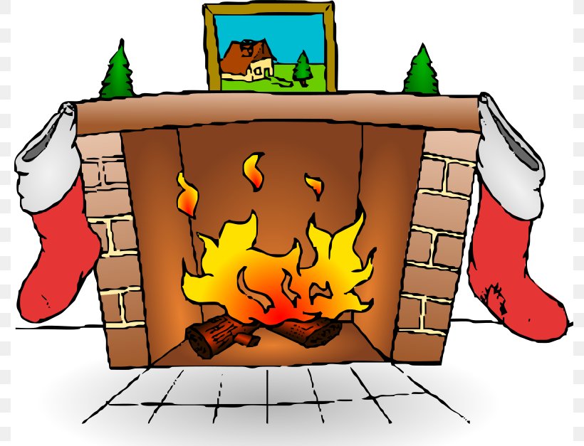 Detail Christmas Fireplace Png Nomer 11