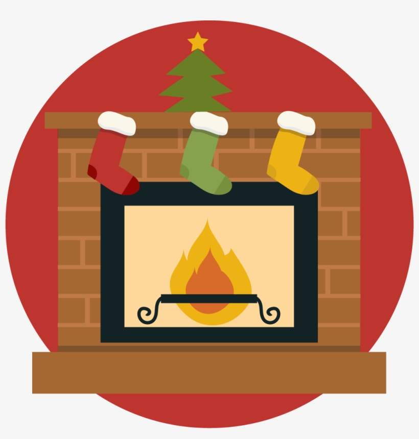 Christmas Fireplace Png - KibrisPDR